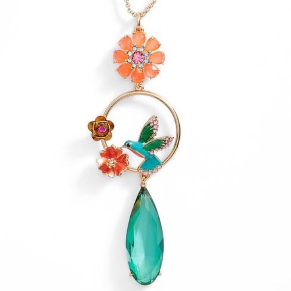 kate spade Jewelry - Kate Spade Hummingbird Pendant Necklace